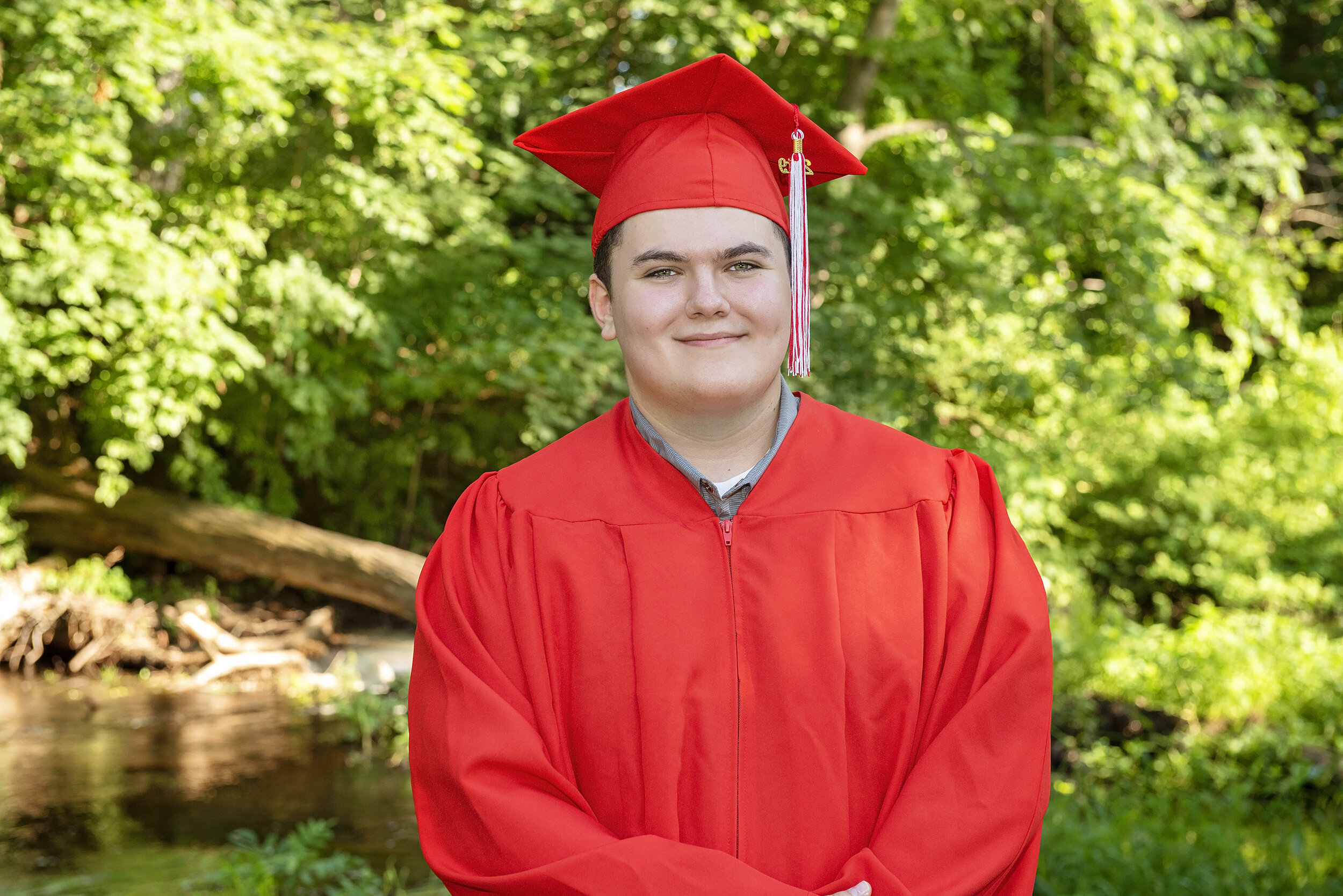 Senior Portrait War Memorial Park West Bridgewater, MA Dan McHugh Photography