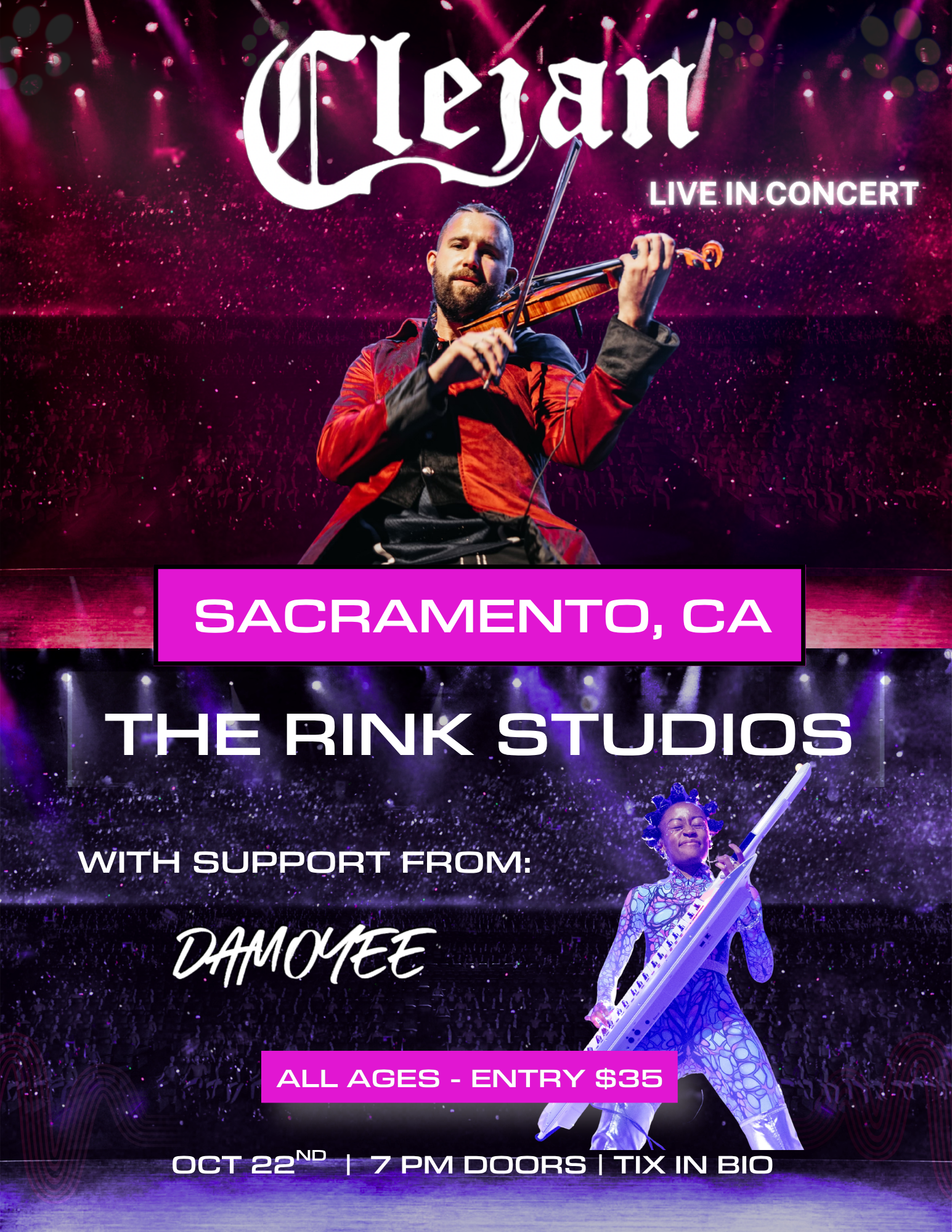 Clejan Live in Sacramento
