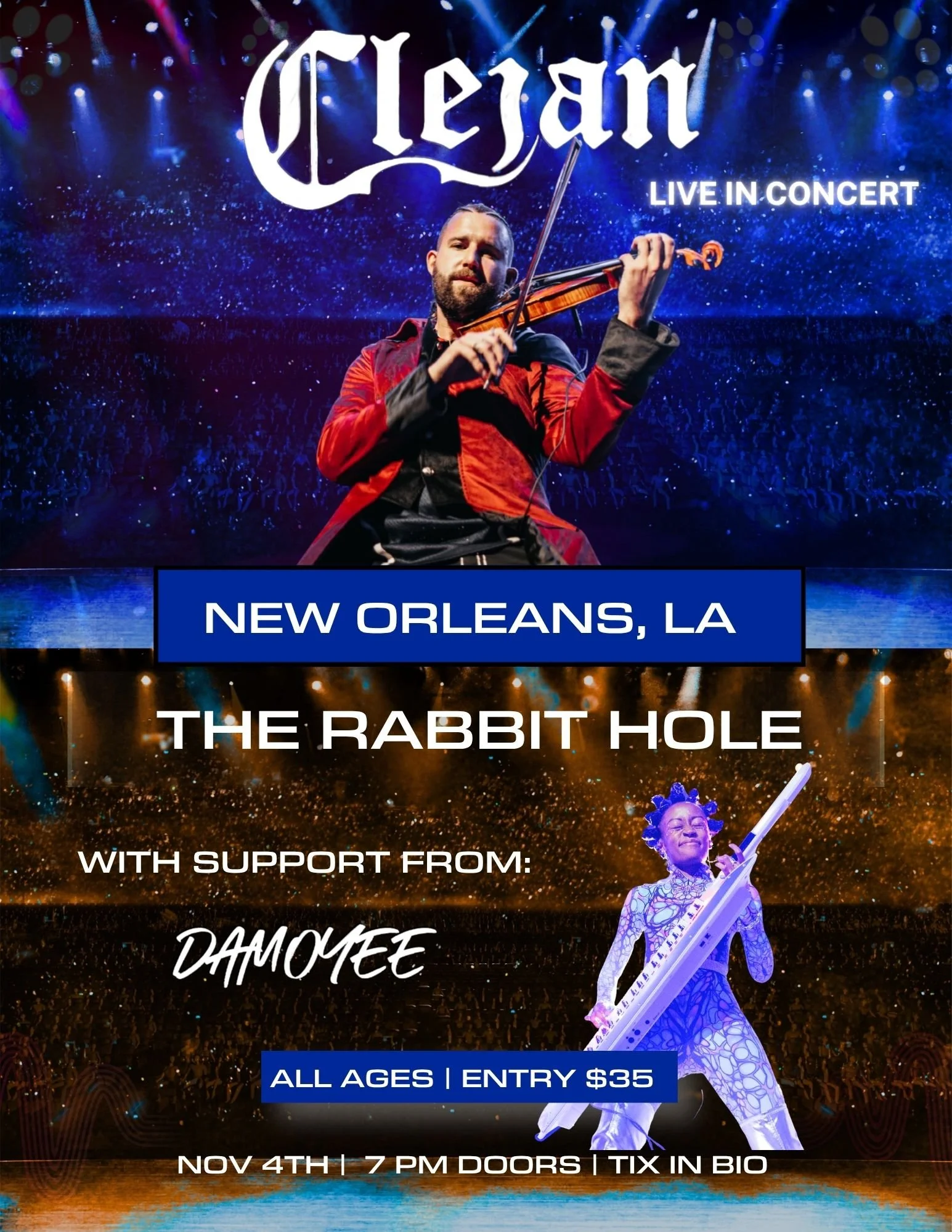 Clejan Live in New Orleans