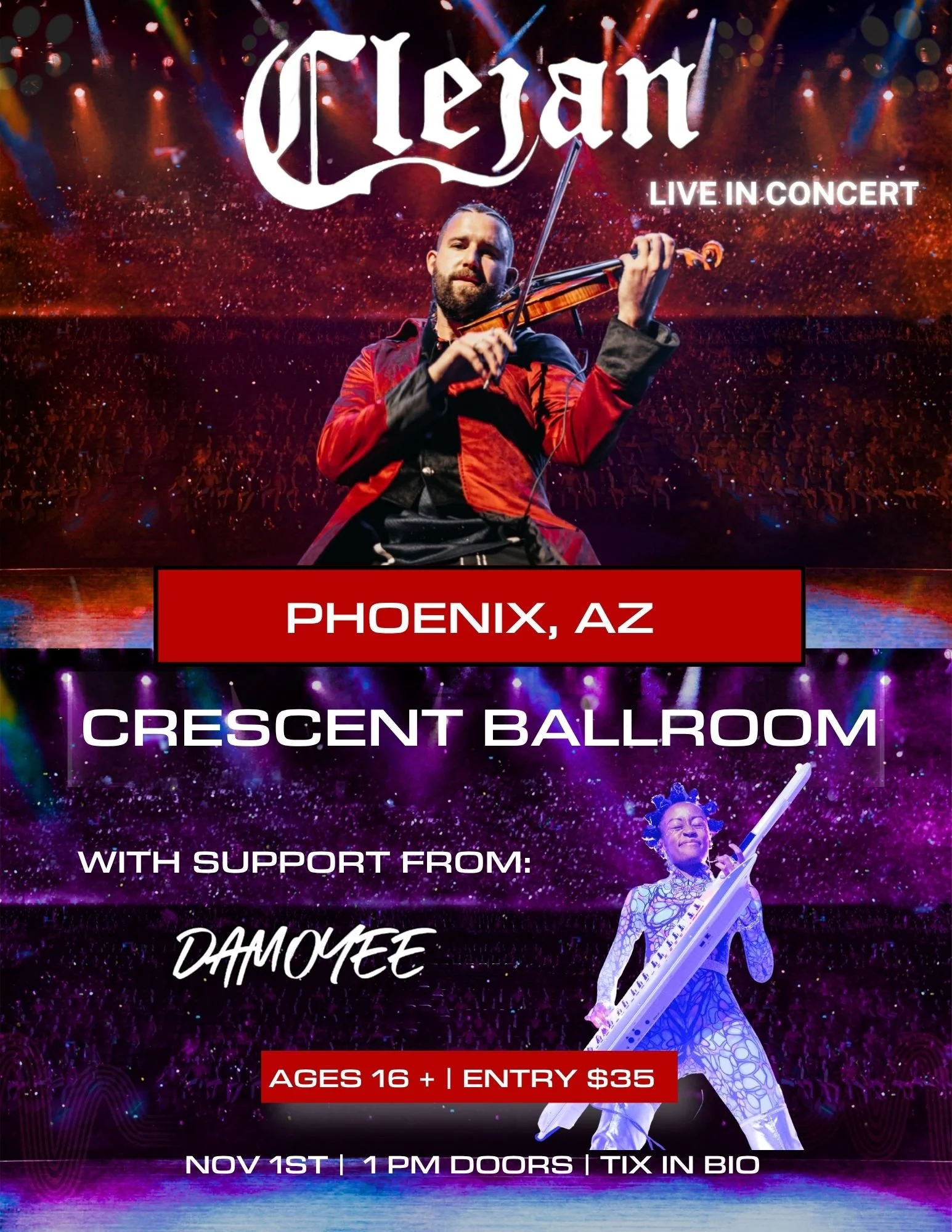 Clejan Live In Phoenix