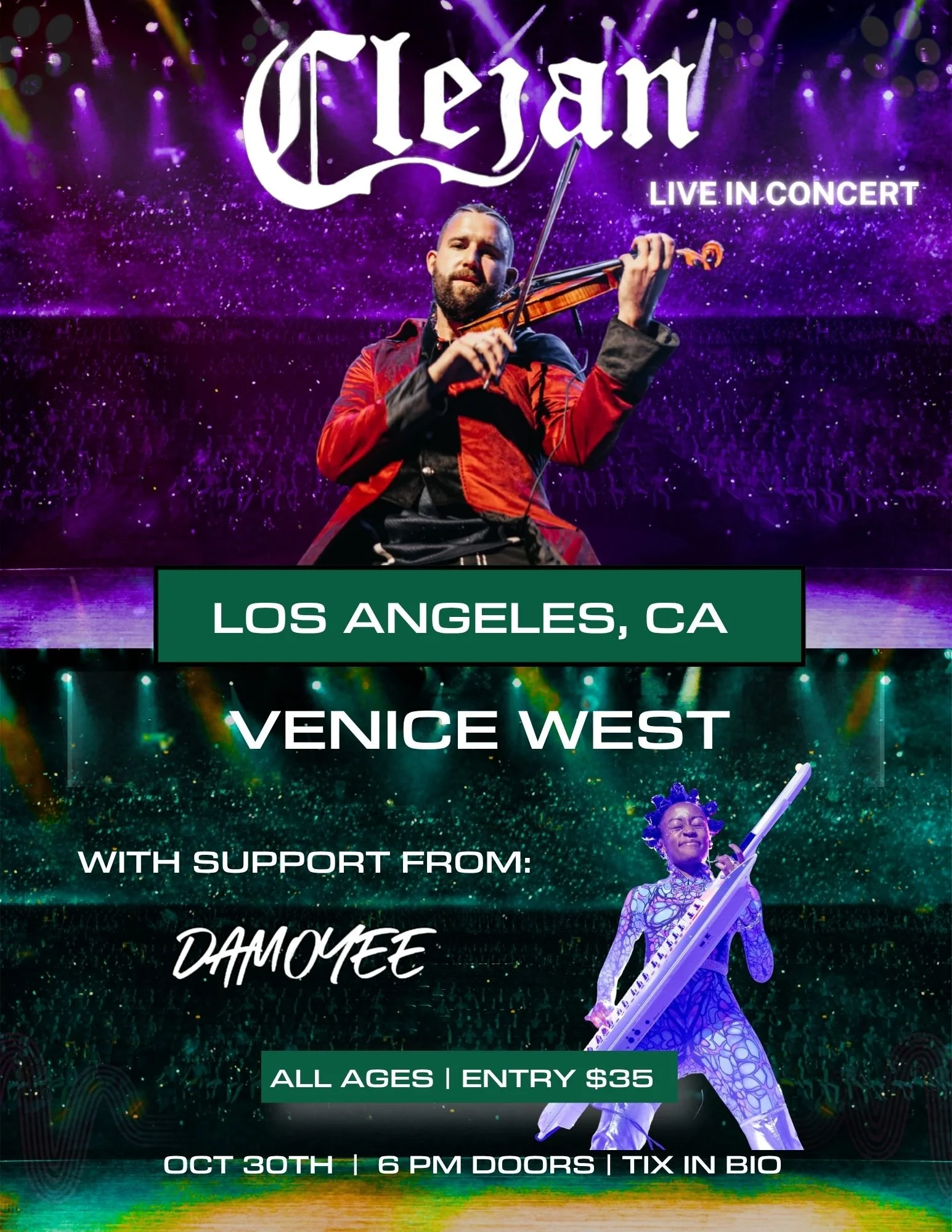 Clejan Live In Los Angeles