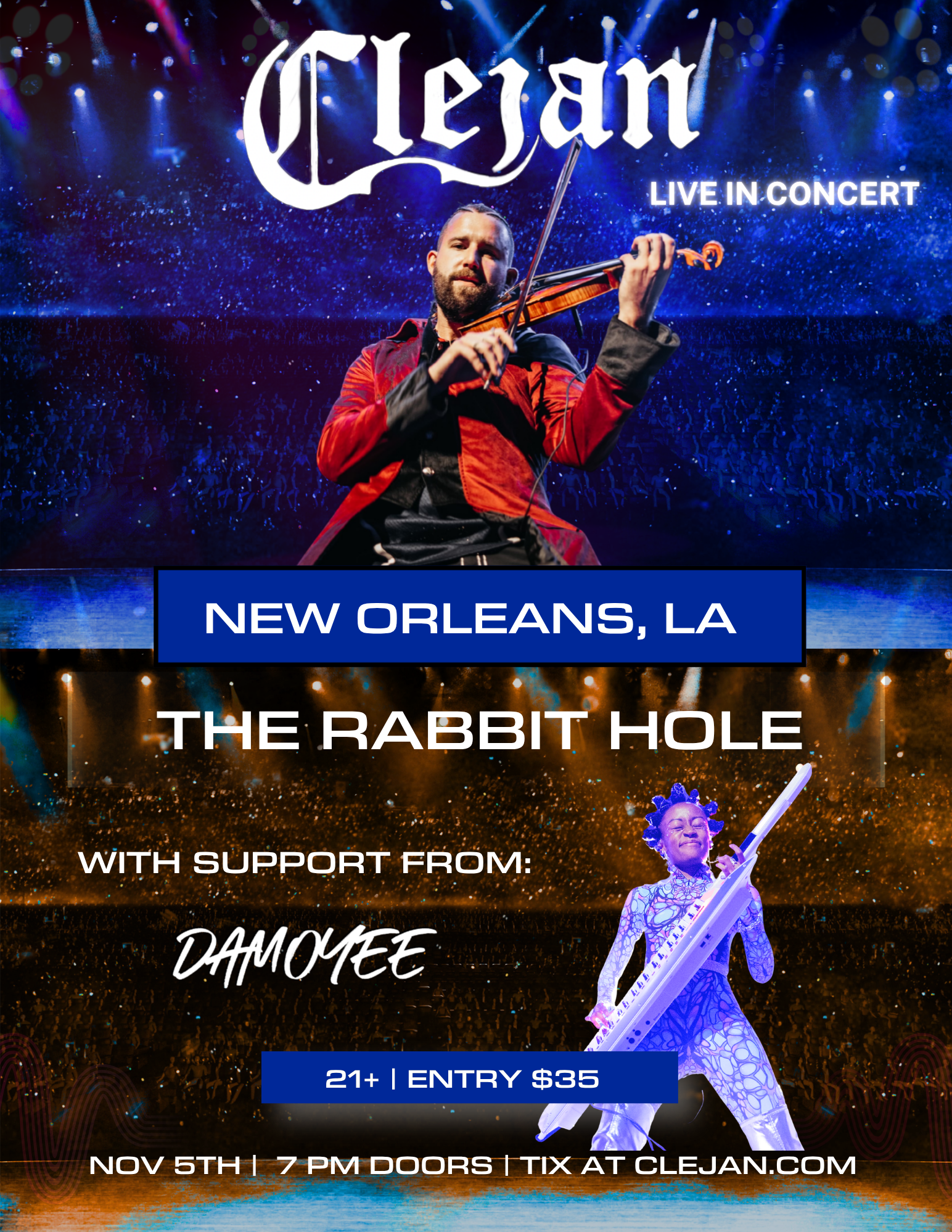 Clejan Live in New Orleans