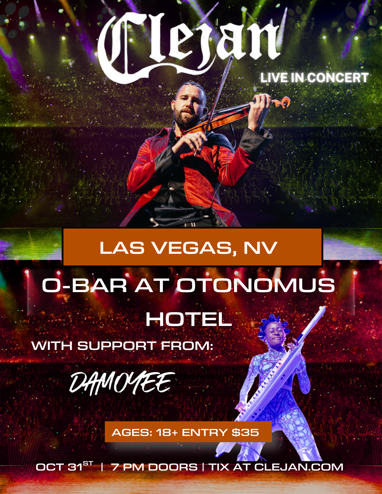 Clejan Live In Las Vegas