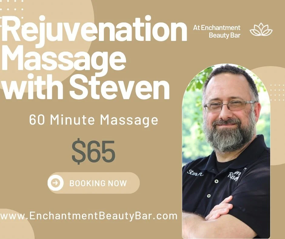 ✨ Melt away stress for be less ✨

Our massage therapist Steven is offering 1-hour massages for just $65! 👐

📅 His schedule is already filling up fast &mdash; limited openings remain, so don&rsquo;t wait to book your spot. 
💆 Link in bio to reserve