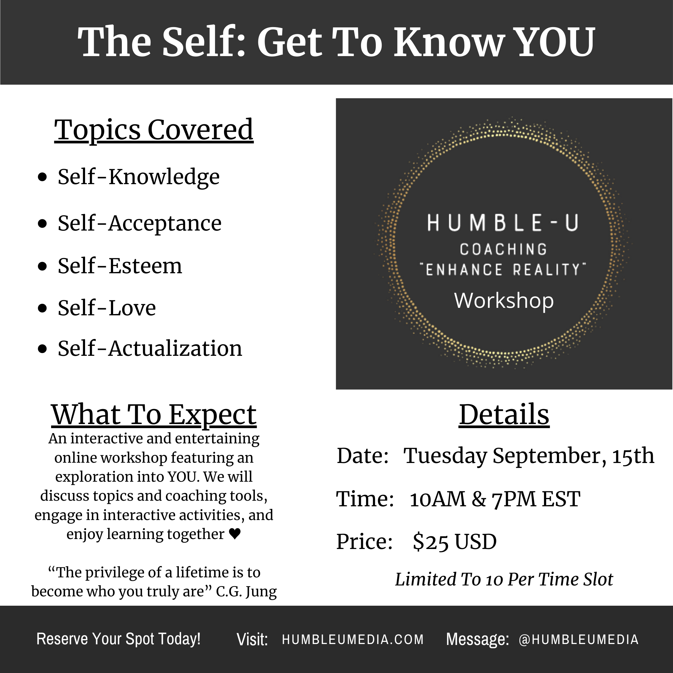 The Self - Getting To Know YOU