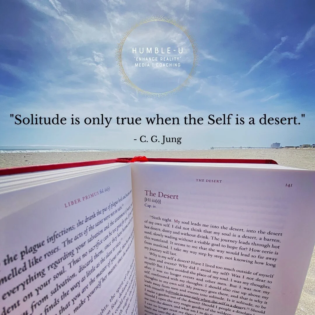 The Self Can Be Found In The Solitude Of The Desert 🏜🐪 🏖 
&bull;
Many people spend their whole lives searching for their Self to no avail. 

While pieces of our Self are scattered (projected) throughout the external world in people, places and thi