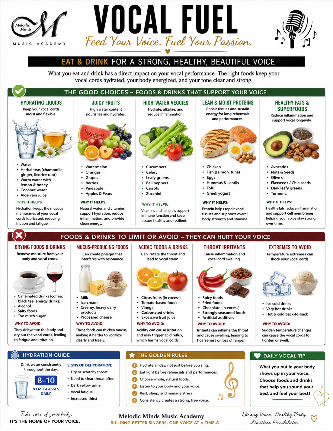 Vocal Recipes -3 Page Download