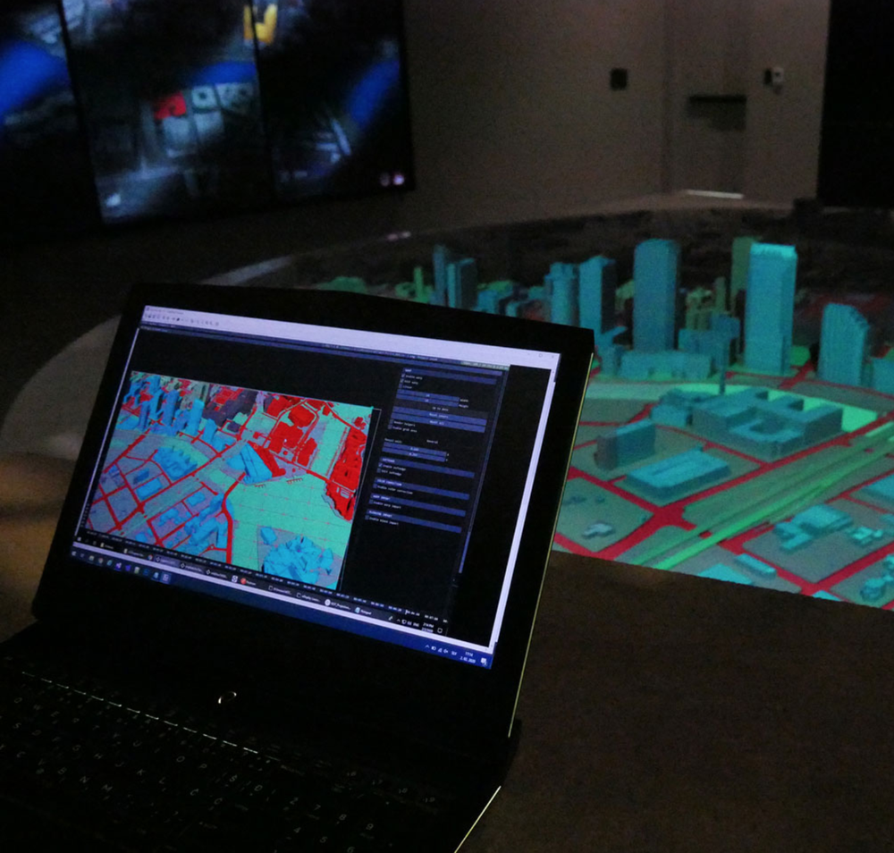Pixel mapping on site