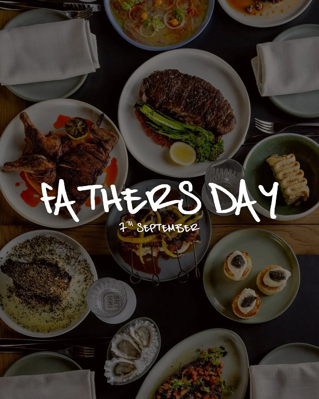 This Father’s Day - give Dad the lunch he deserves 🍽️
Choose from our favourite Feed Me menus (kids option available as well!) and let us take care of the rest. Plenty of space for big families, or smaller, more intimate bookings. 
All you nee