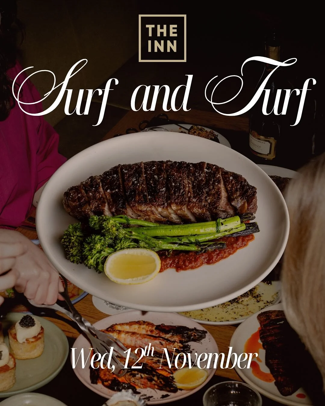 If you&rsquo;ve been missing our steak nights, this one&rsquo;s for you - but this time, we&rsquo;re bringing seafood to the table. Seafood, steak, and all the hits from the grill. It&rsquo;s bold, simple, and bloody delicious.

Swipe for Chef Elliot