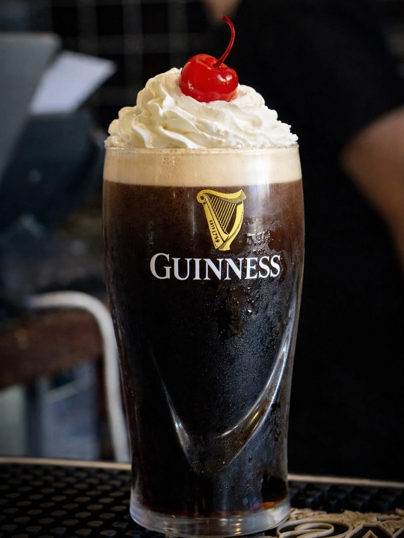 &lsquo;Shake the G&rsquo; - available from 5:00pm!
We get asked nearly every day if we can do milkshakes&hellip; and we&rsquo;ve finally done something about it.
Guinness &bull; vanilla &bull; whipped cream &bull; maraschino 🍒 

Happy April first, b