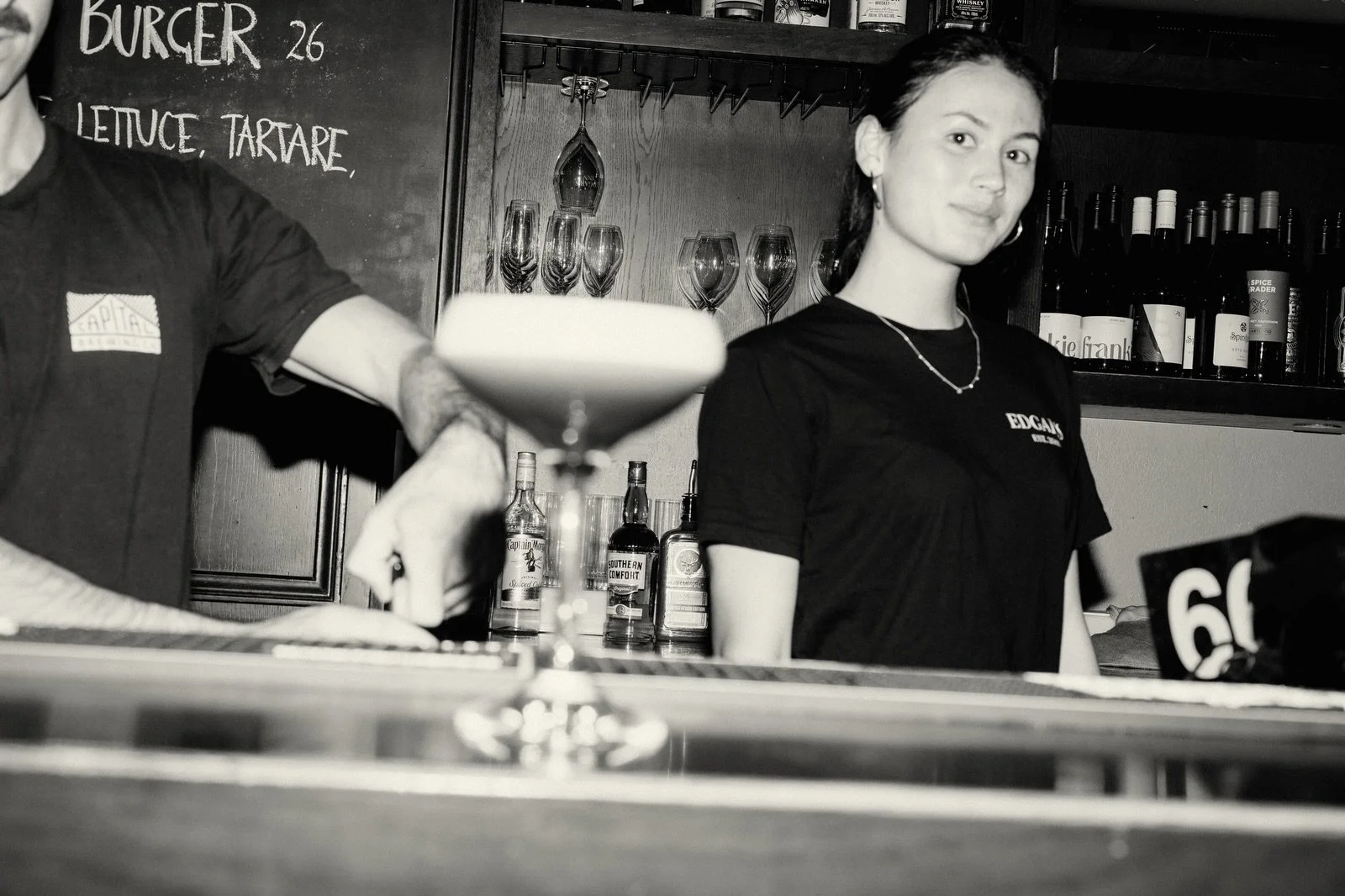 A collection of Tash &amp; Oscar eyeing off the cocktails they&rsquo;re serving up&hellip; 💀💀💀