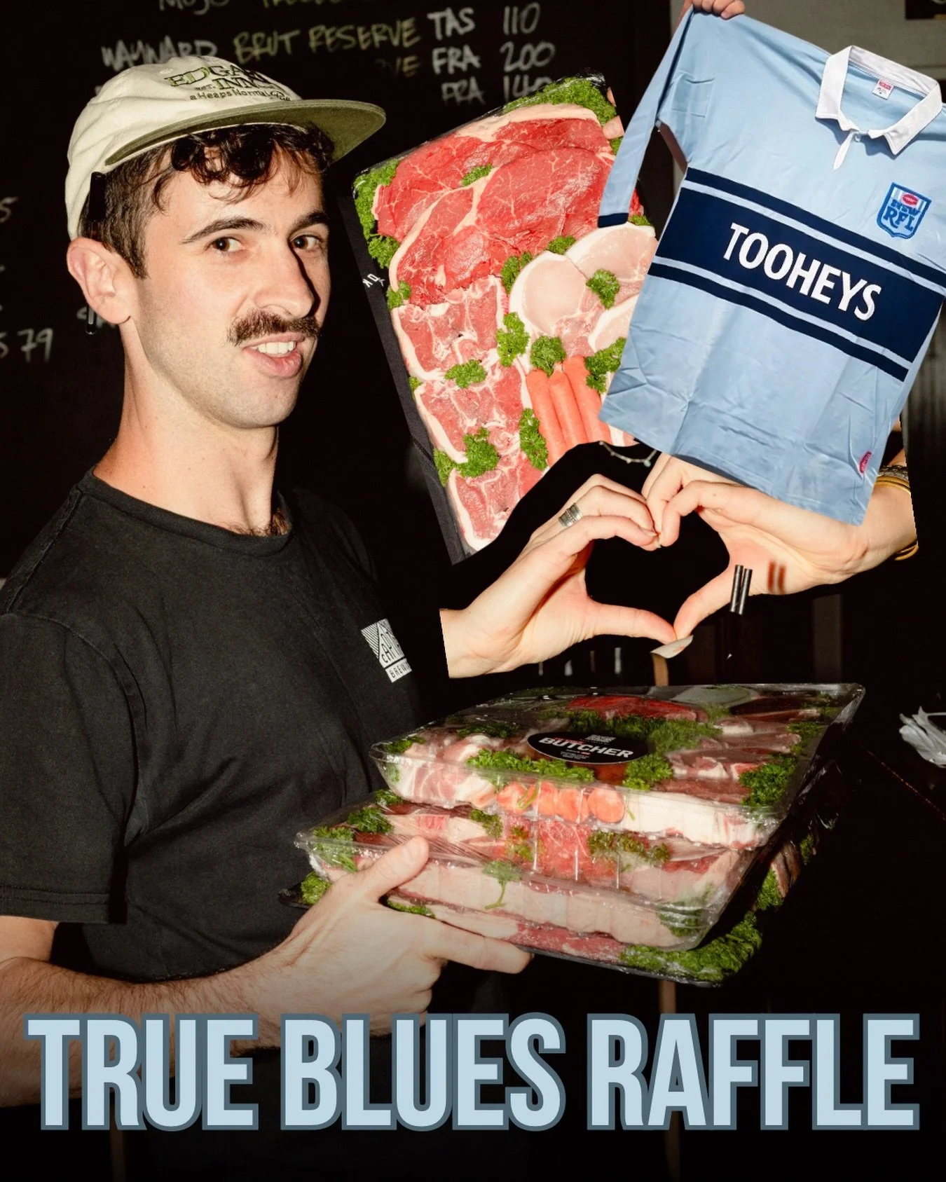 TRUE BLUES RAFFLE - STATE OF ORIGIN GAME ONE
Nothing more True Blue than a meat raffle at the game of the year&hellip; 
Tomorrow night - head on in to watch Game 1, and enter the raffle to win either a Meat Tray - Or limited edition @nswblues Jersey!