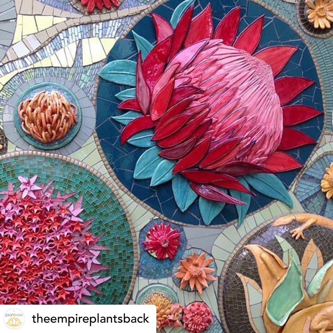 Posted @withregram &bull; @theempireplantsback Jane du Rand (@jane_du_rand) will lead a 7-day intensive ceramic and mosaic experience in 2020 to fully immerse you in the world of ceramic and mosaic art. You will learn from Australia&rsquo;s leading c