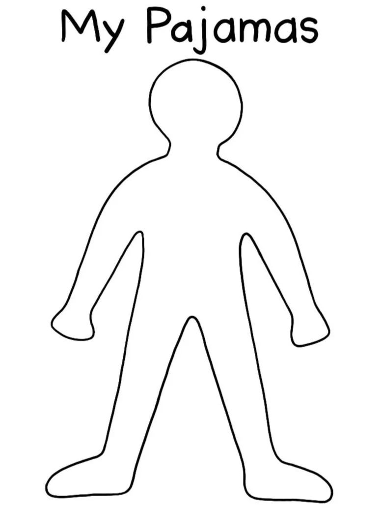 My Pajamas Template — Crafting Your Classroom