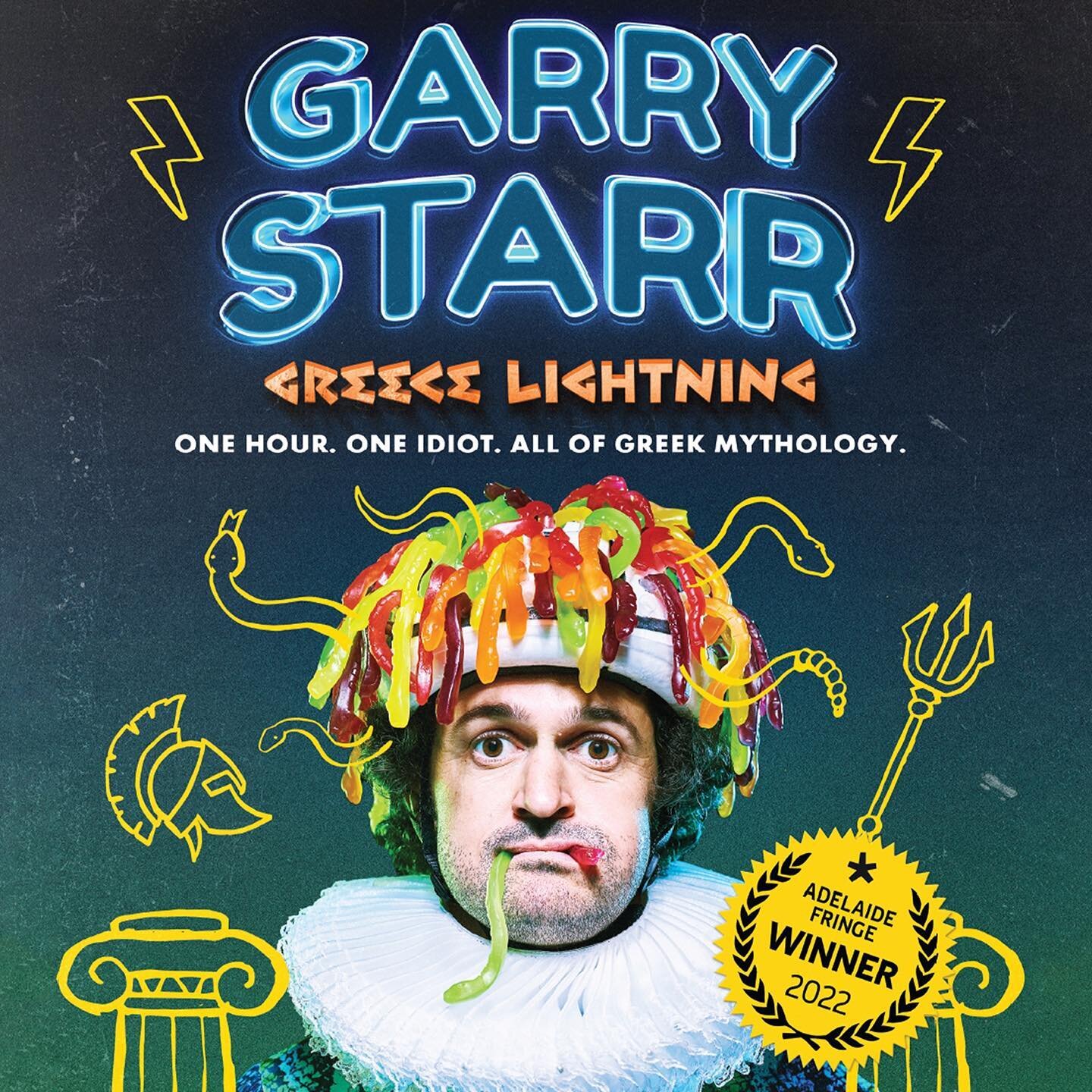 Melbourne, are you ready for the comedic event of the season? 🎉 Our client Garry Starr's smash-hit show, Greece Lightning 🧿⚡️ is playing @ComedyRepublicMelb, and it's everything you could want in a night of comedy - and more🍑⁠
⁠
With Garry's signa