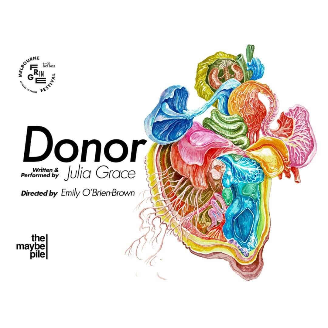 We are thrilled to shout about a wonderful play Emily O'Brien-Brown had the great fortune to direct for @melbfringe 

&lsquo;Donor&rsquo; written and performed by the outrageously talented, artistic force, that is @juliagracecoaching !! Produced by t