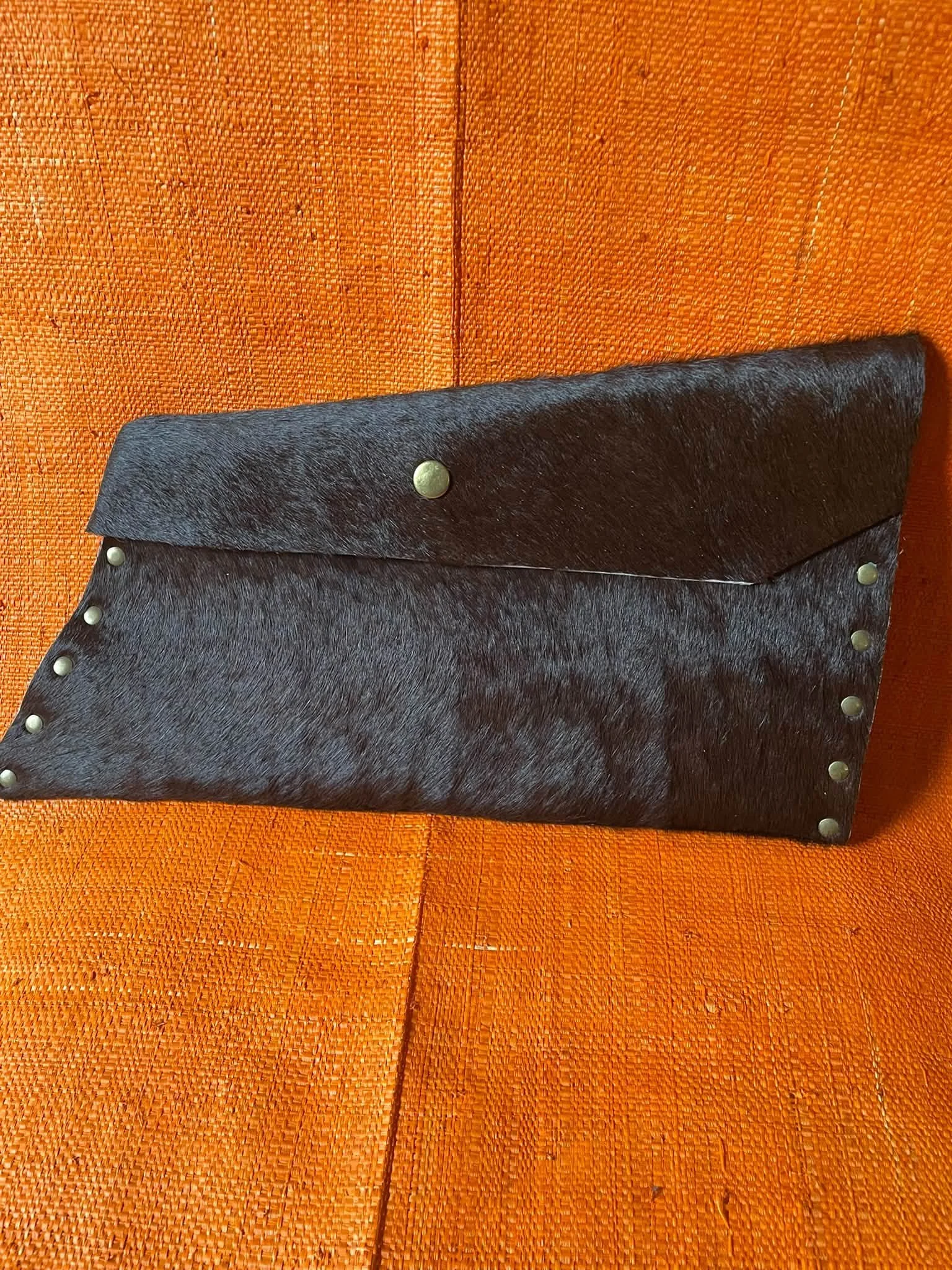 Chicago Artisan Chocolate Leather Clutch