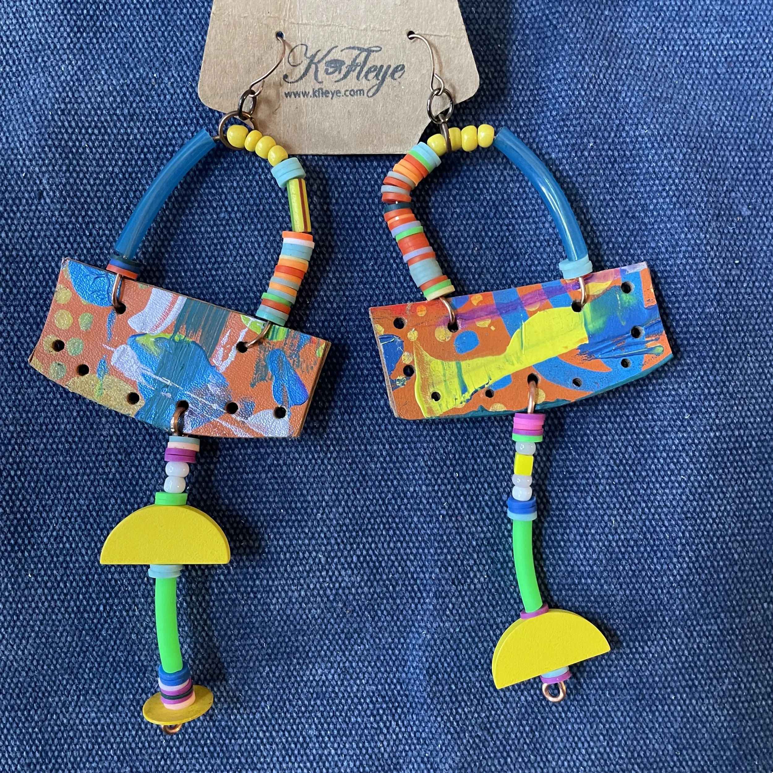 All the Colors in your Ear earrings