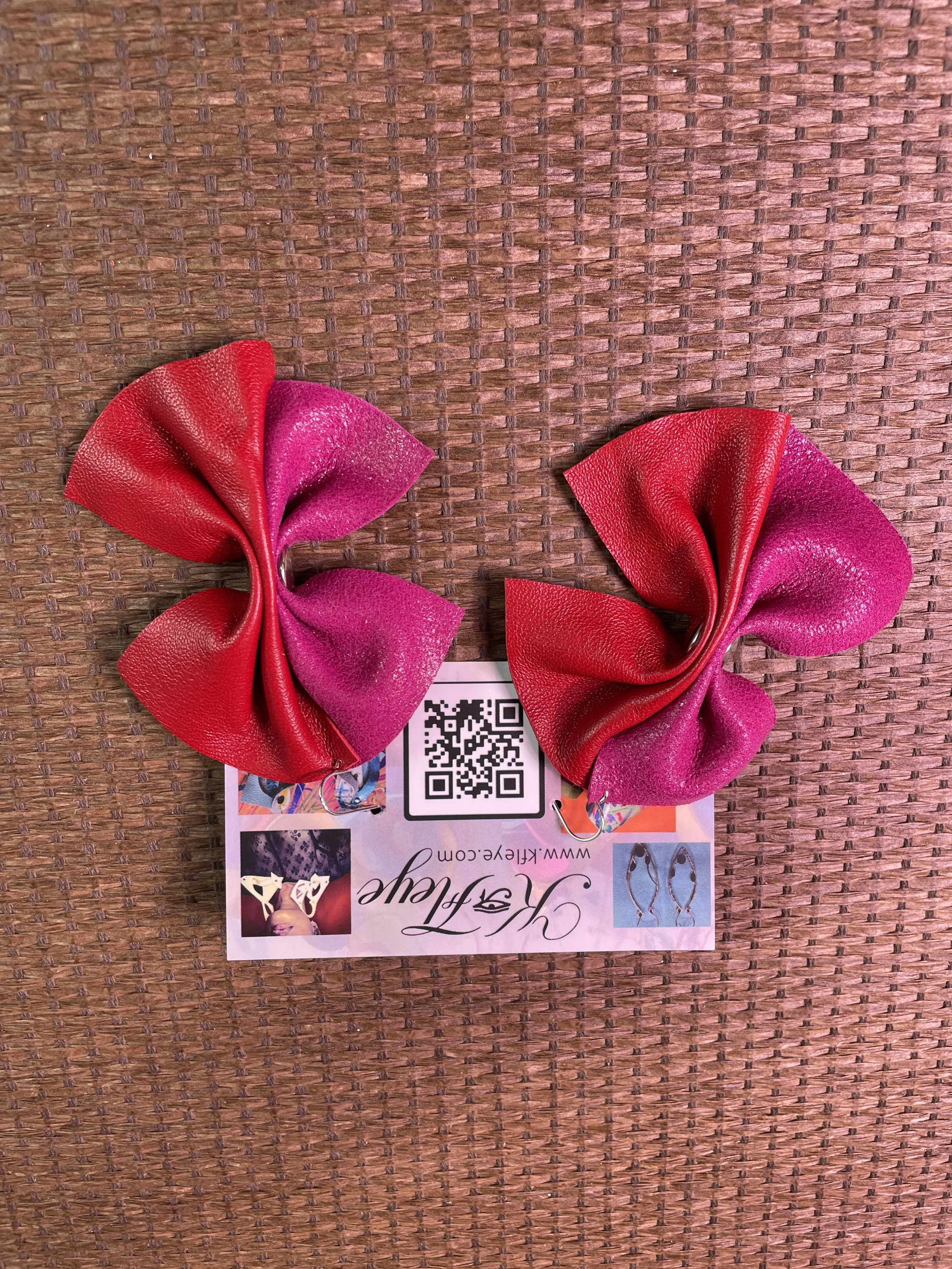 Double Bow Red Pink
