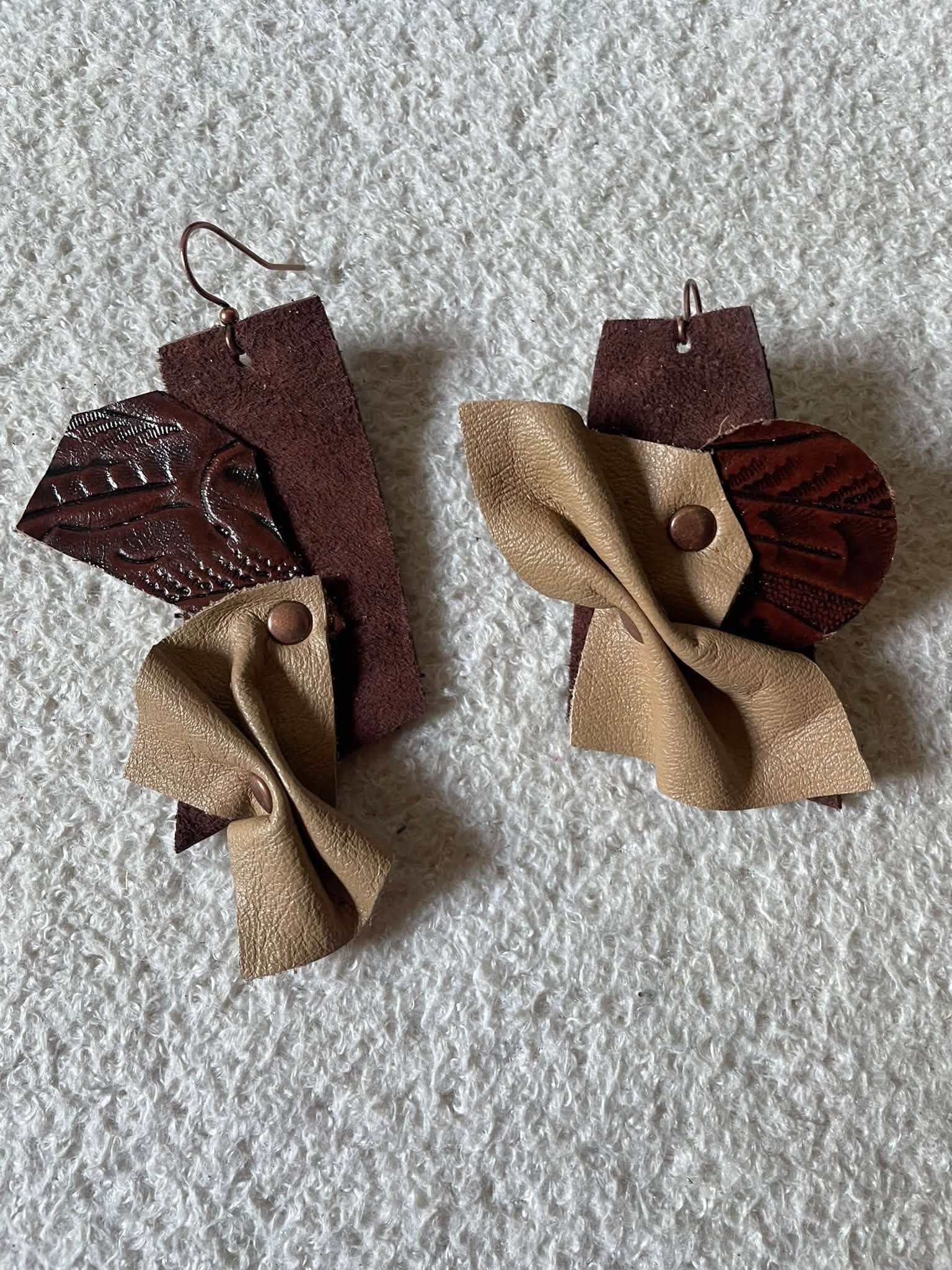 Artisan Leather Harmony Earrings