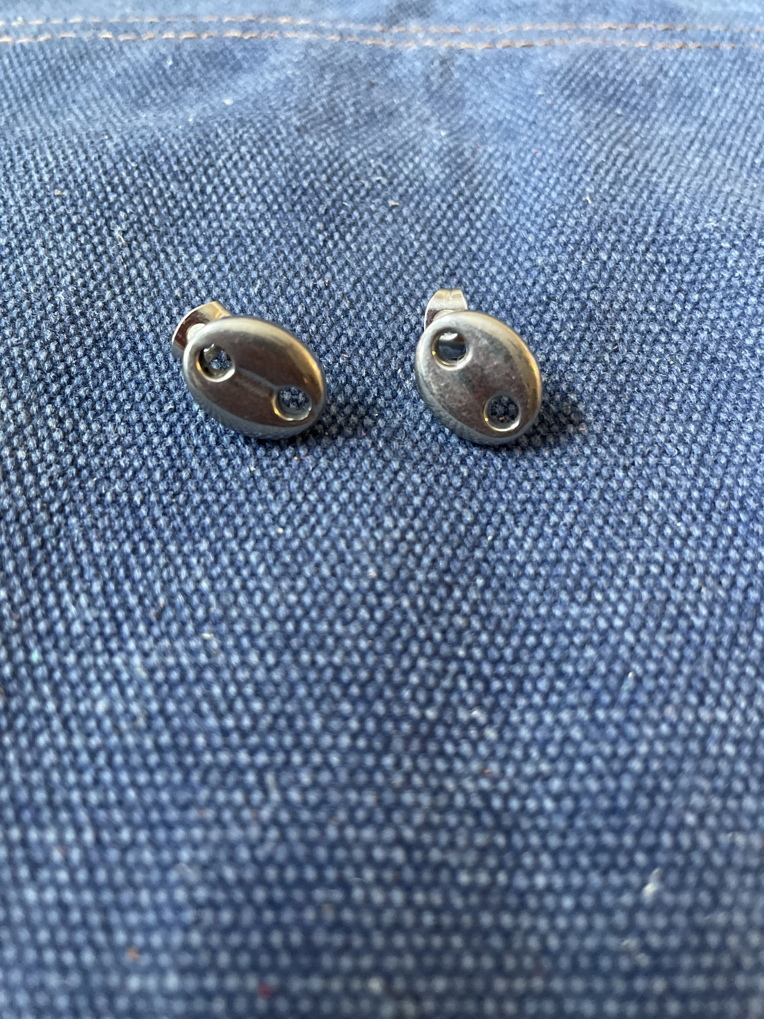 Stainless Link Post earrings