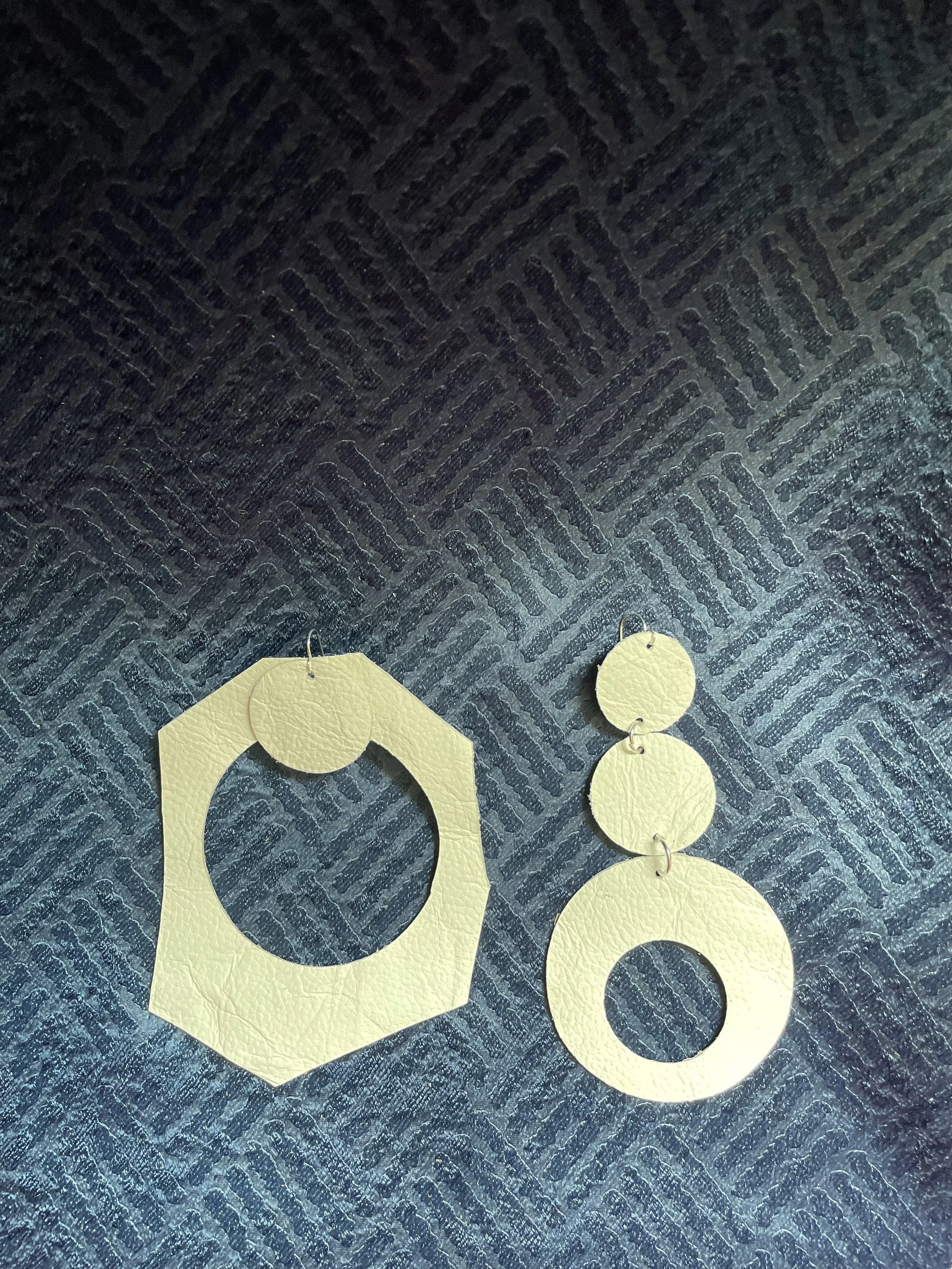 Bright White Diva Earrings