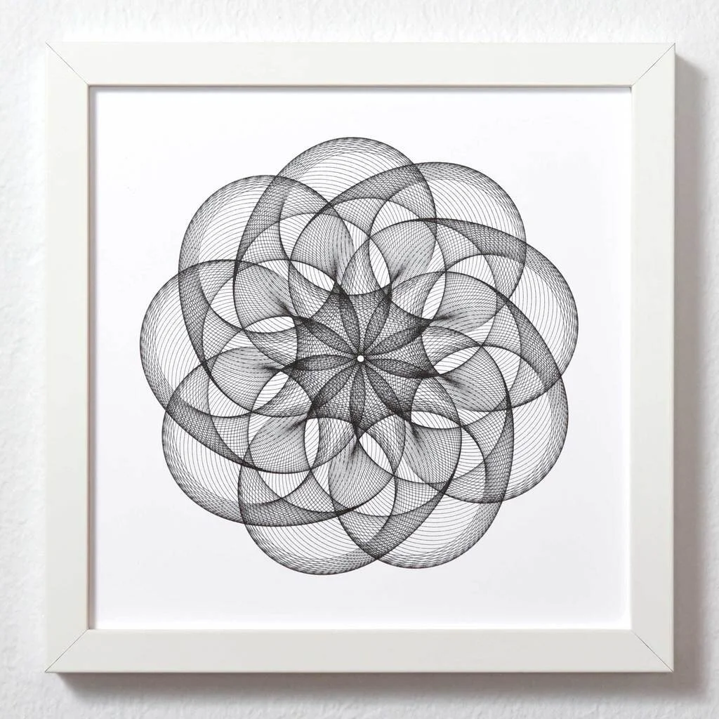 Pincushion Spirograph Art Print