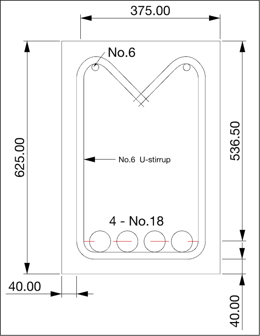 Bamboo beam section design