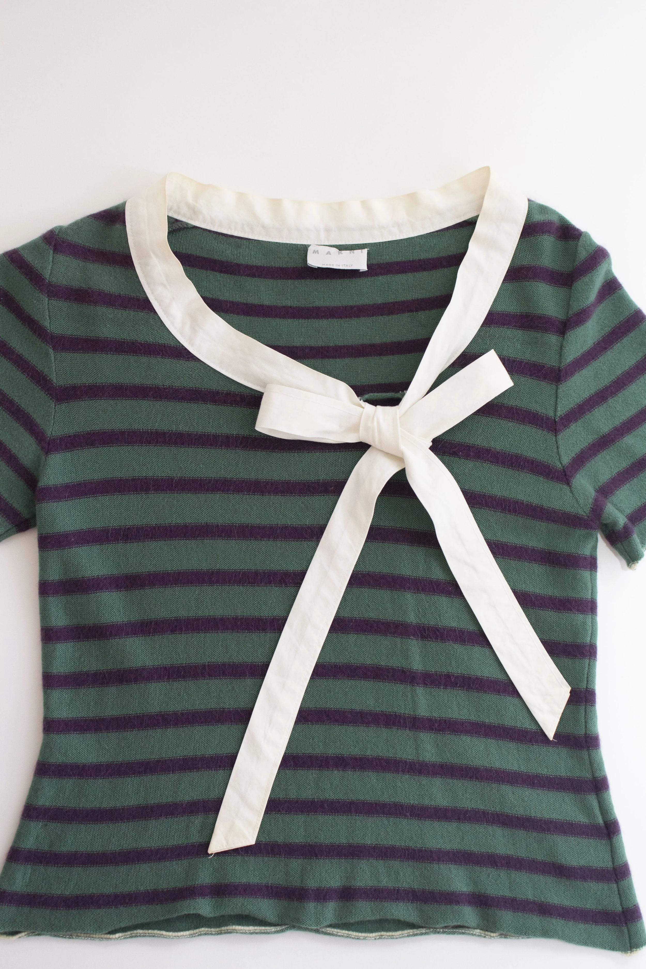 SOZO AMOUR Marni 2000s Striped Cashmere Bow Knit_5.jpg