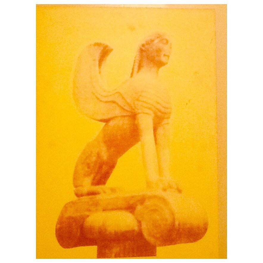 Sphinx of Delphi, 1990? &ndash; Jefre Harwoods @jhmixtapes #sphinx #delphi #ancientgreece #greece #sphinxofdelphi #sculpture #virtualgallery #virtualexhibition #museum #insidethemuseum #jefreharwoods #jhmixtapes #mixtapes #contemporaryart #contempora