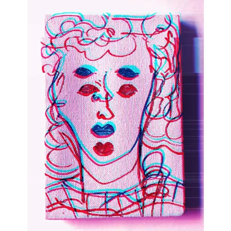 Double Portrait (Pink Version)
2024
Video still with filter 

#video #drawing #ink #inkdrawing #digital #digitalvideo #art #contemporaryart #conceptualart #multidisciplinaryartist #warp #warped #glitch #videostill #filmstill
