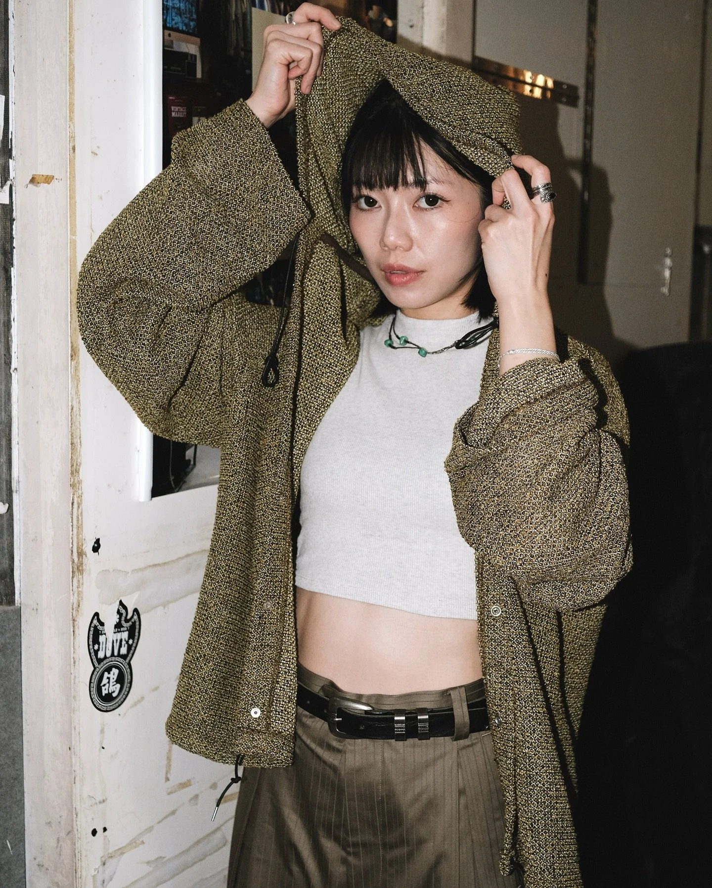 Megashinka 004 Net Jacket

Introducing our latest drop, the 004 Net Jacket.

004 is inspired by 1970s military anti-insect garments.

We chose a 330g jacquard net fabric which provides a structured, drapey feel.

It features a relaxed, loose fit with