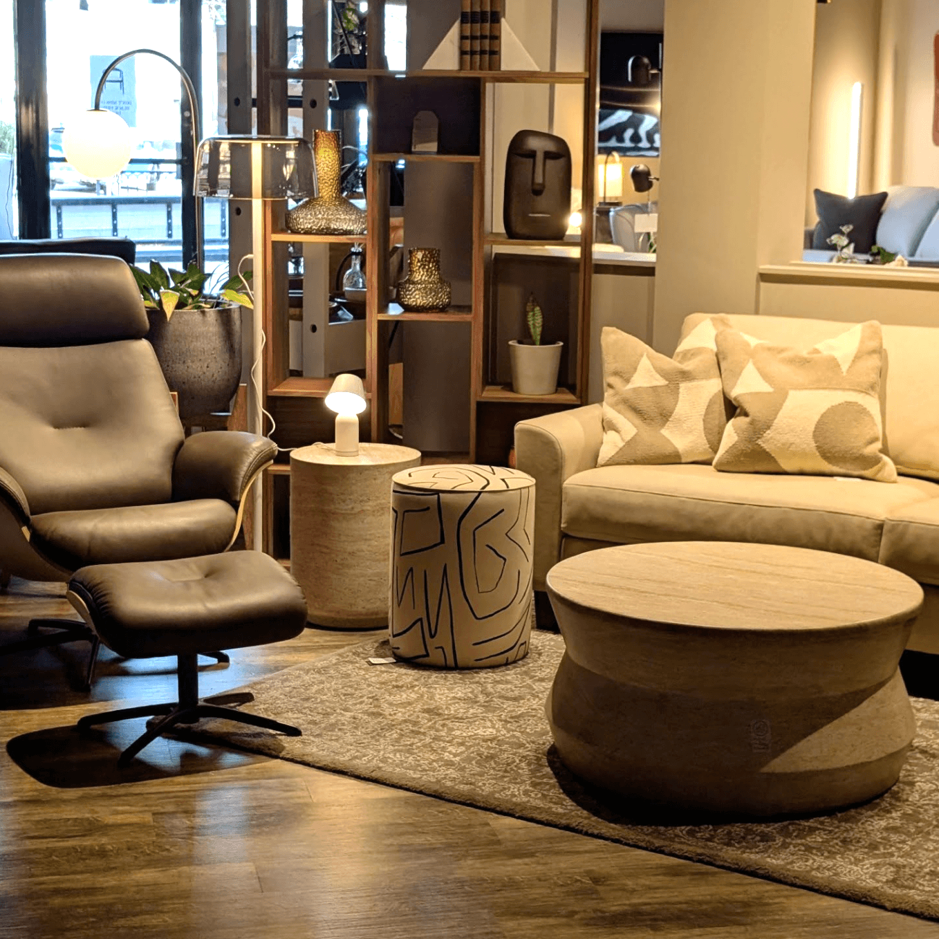 Guerard's Furniture showroom downtown Penticton