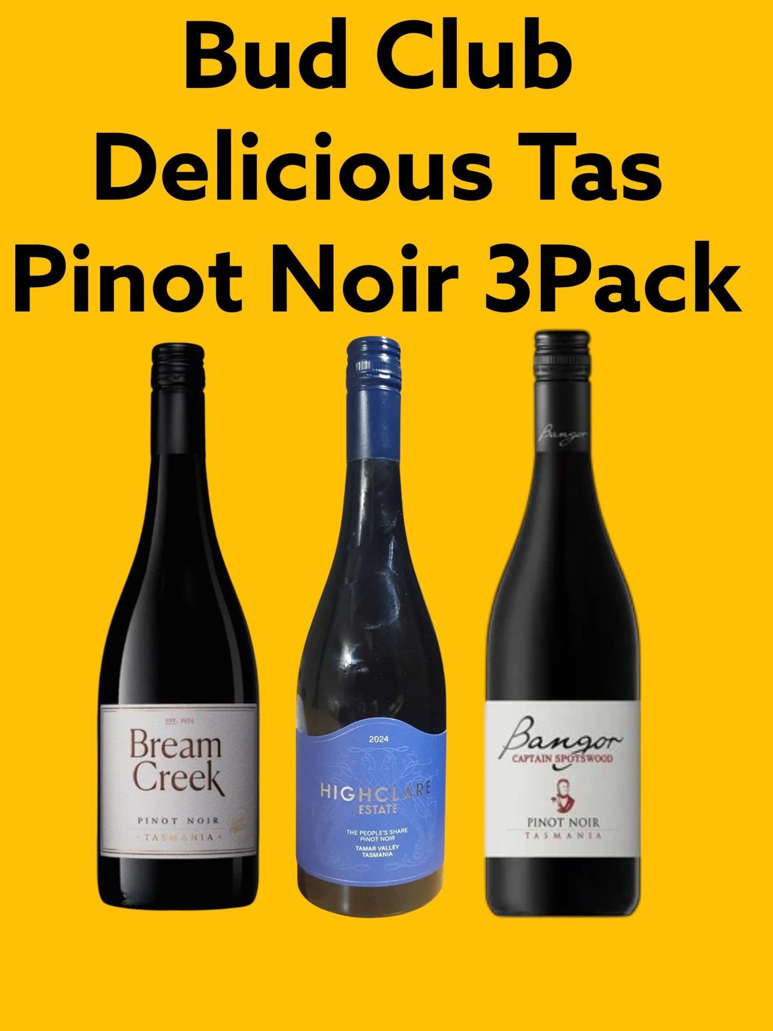 Bud Club Delicious Tassie Pinot Noir Subscription 3pk