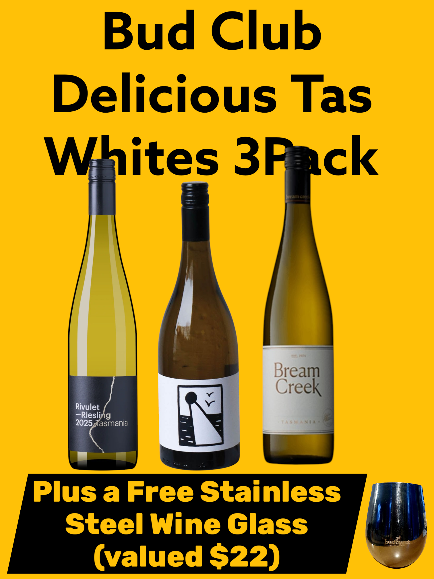 Bud Club delicious Tassie Whites Subscription 3pk