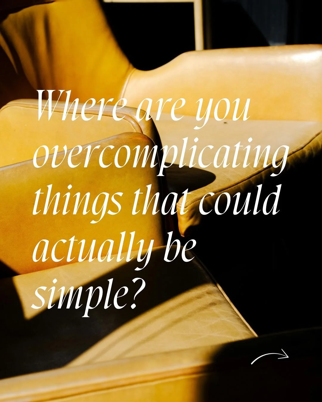 Overwhelm thrives on overcomplication. 
When you&rsquo;re spinning your wheels on the wrong details, you waste the very energy you need to grow.

Business doesn&rsquo;t have to feel this heavy. Strip it back. Focus on what matters. Let the rest stay 