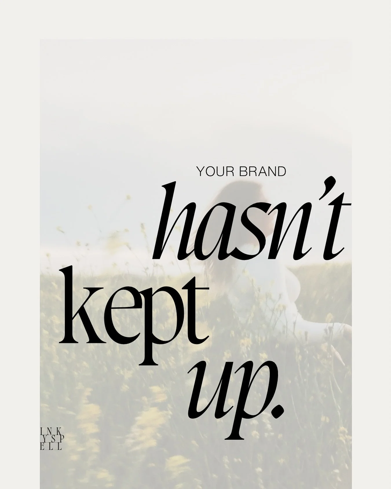 You&rsquo;ve done the work.

Built the clientele. Deepened the expertise. Raised your standards quietly, steadily, without announcement.

But your brand? It hasn&rsquo;t kept up. It still introduces the version of you from three years ago.

Let&rsquo