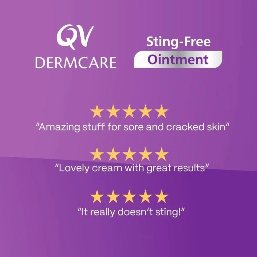Supplementary retail asset - QV Dermcare Sting-Free Ointment  
 QV Skincare 