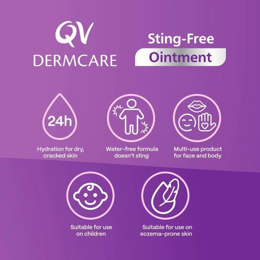 Supplementary retail asset - QV Dermcare Sting-Free Ointment  
 QV Skincare 