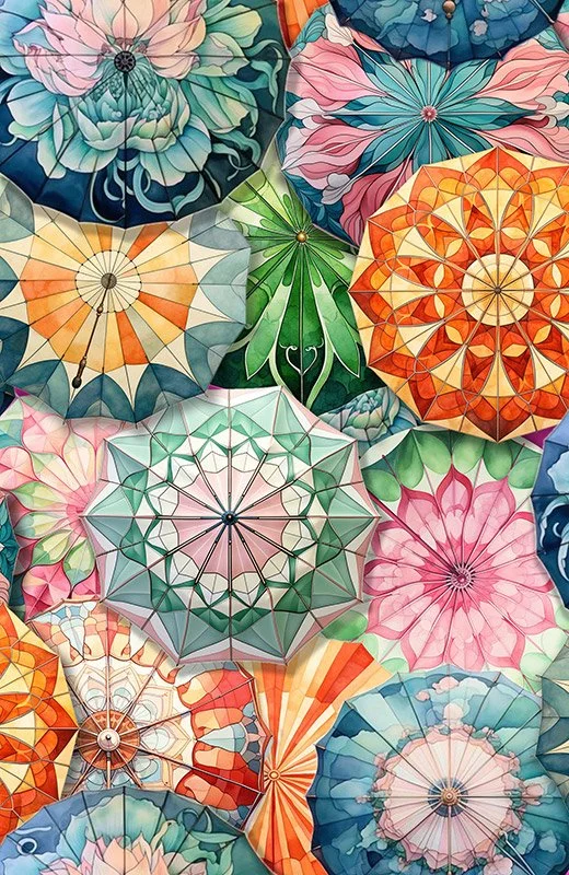 Brolly Pop wallpaper