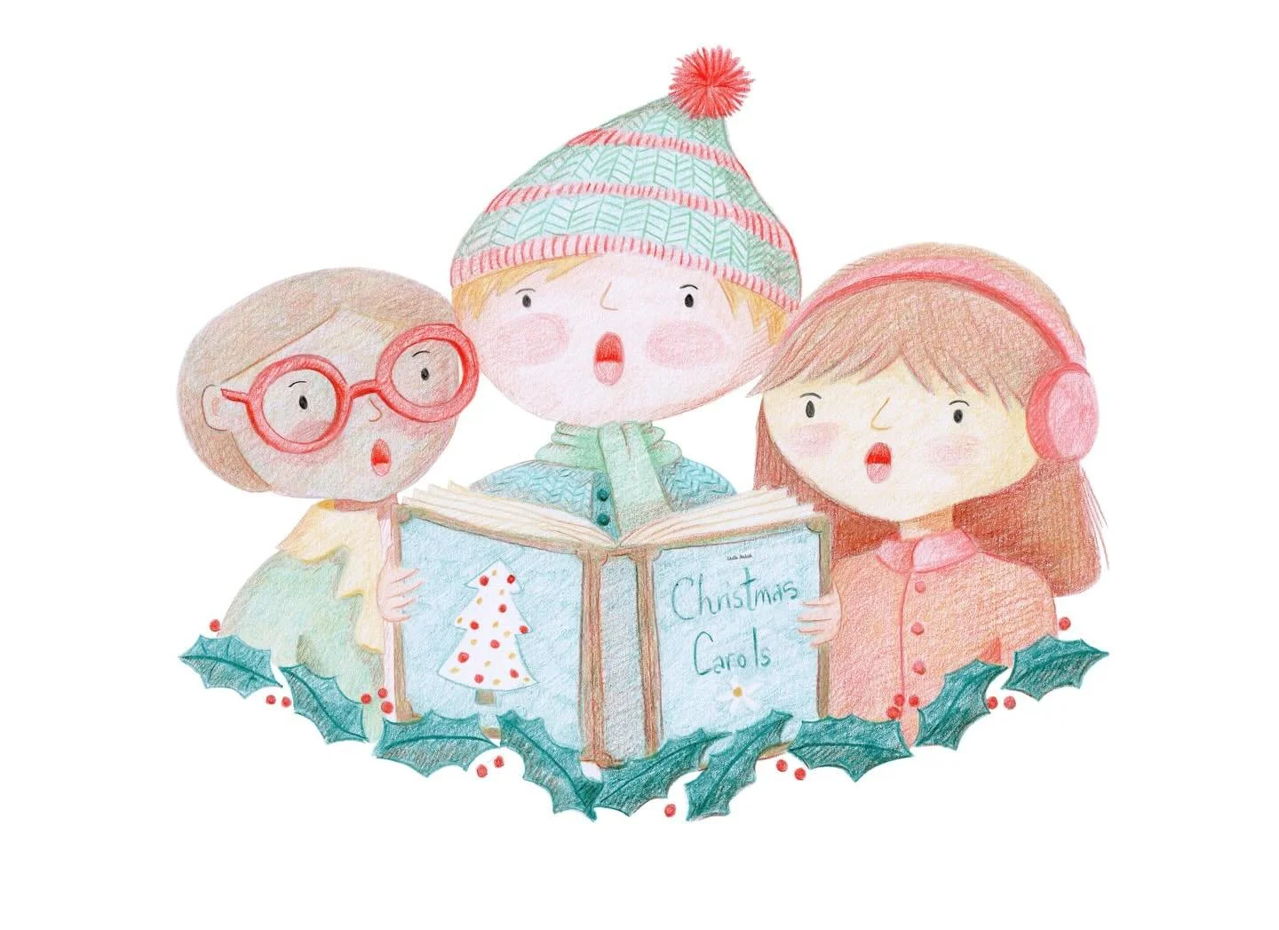 December 21: Christmas Music. Who hasn&rsquo;t hear it in the last two months or so? Supermarkets, shops, street fairs and Christmas markets ? #kidlitillustrator
#kidlitartist #kidlitart #picturebookartist #illustrator #illustration #illustratricejeu