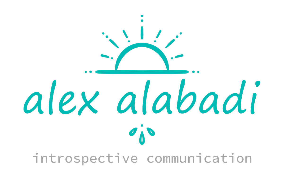 alex alabadi - wellbeing illustration, introspective communication