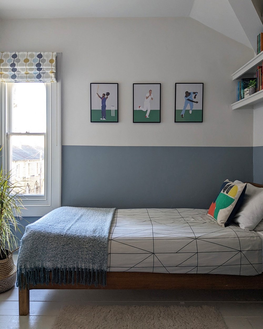I've shared two final reveal blog posts this week - the master bedroom and teen boys' bedrooms  at my Saltaire Victorian terrace project. The clients often visit Sweden and love all things Scandinavian so we kept to neutral tones, subtly highlighting