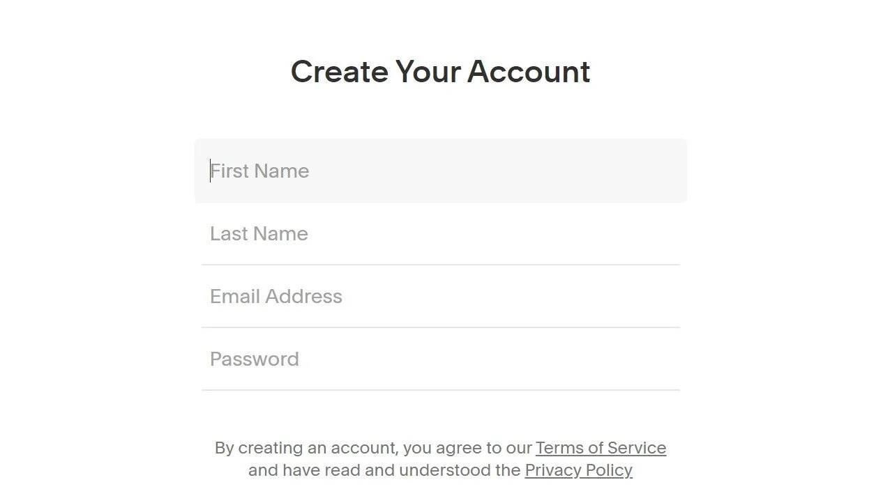 Skjermdump frå Squarespace (squarespace.com)