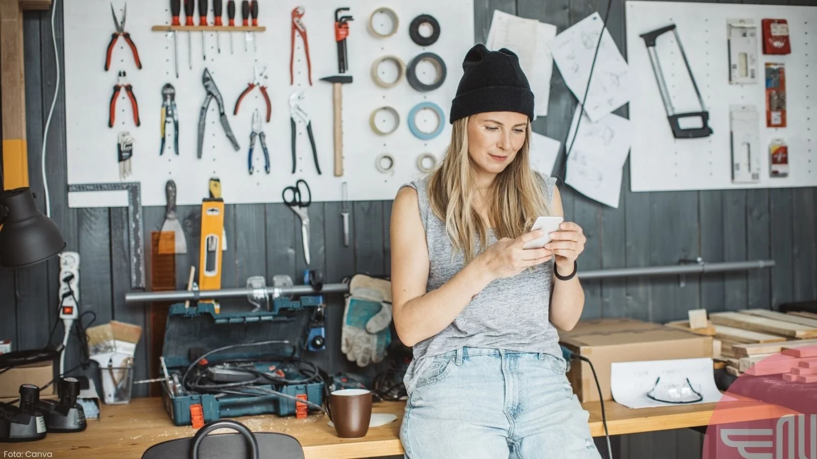 Nettsider bygde i Squarespace tilpassar seg storleiken på skjermen. Foto: Canva