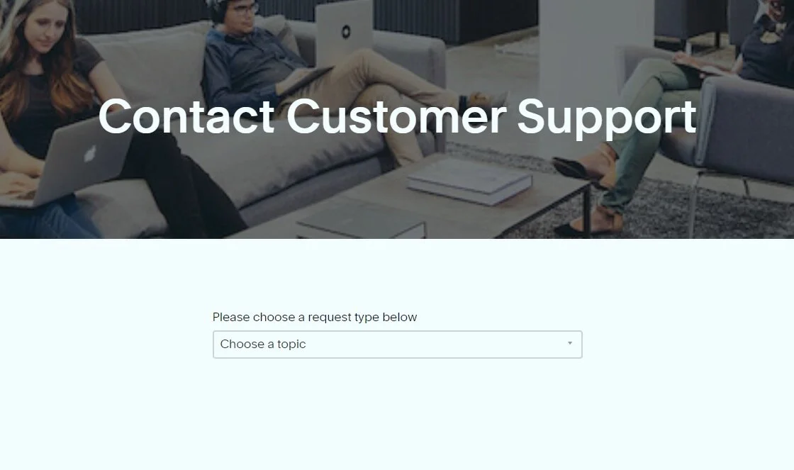 Eg har god erfaring med Squarespace sin kundesørvis. Skjermdump: squarespace.com
