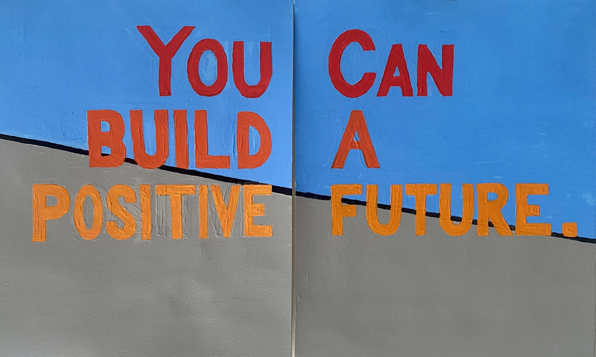 Hold onto hope, work in progress, 2026. Back View.