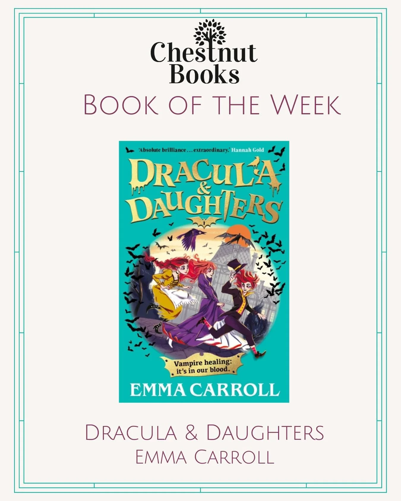 🧛&zwj;♀️ Dracula &amp; Daughters 🧛&zwj;♀️

 The only way to make the city safe again is by culling the undead with a stake through the heart. But vampire slayers are in dangerously short supply.

Then three girls, Mina, Buffy and Bella, discover a 