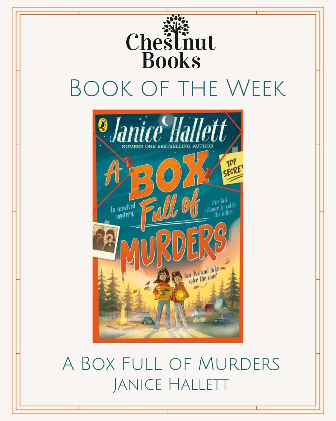 🫆A Box Full of Murders🫆

When Ava and Luke discover a mysterious box of papers in their attic they are instantly curious about secrets it might hold. As they read through letters, diary entries, newspaper cuttings and listen to secret recordings, t